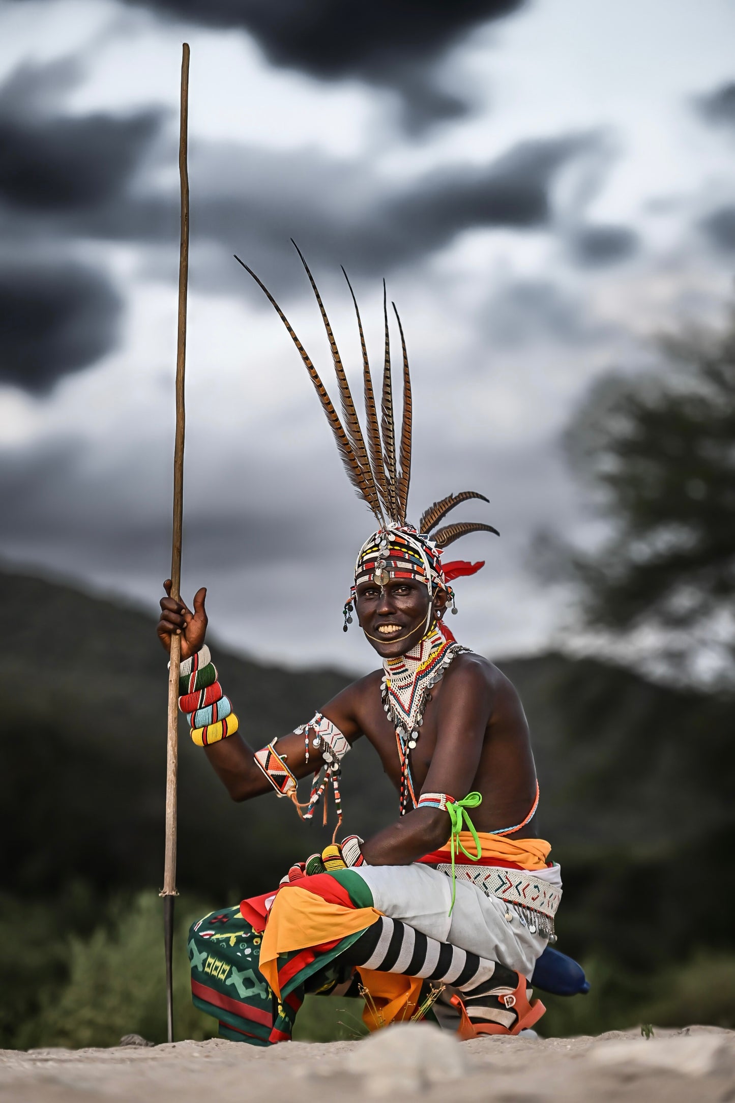 The Man and His Spear
